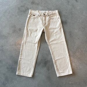 Lee Men's Beige Carpenter Jeans Size 33x30 Straight Leg